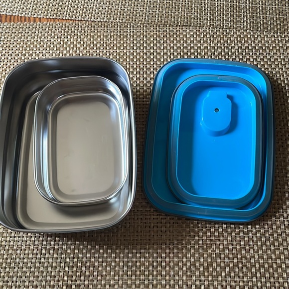 MONKA BENTO LUNCH BOX FOOD CONTAINER STORAGE SET of 2 - Picture 12 of 13